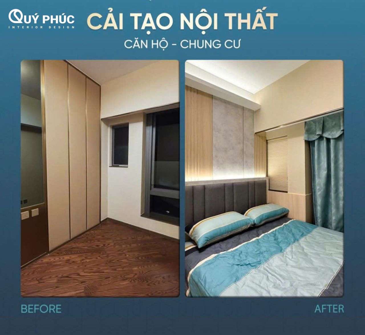 Cải tạo chung cư cũ - Xu hướng “gây bão” cộng đồng mạng 2025 11 Cải tạo phòng ngủ nhỏ thành không gian nghỉ ngơi tiện nghi với giường dạng bục