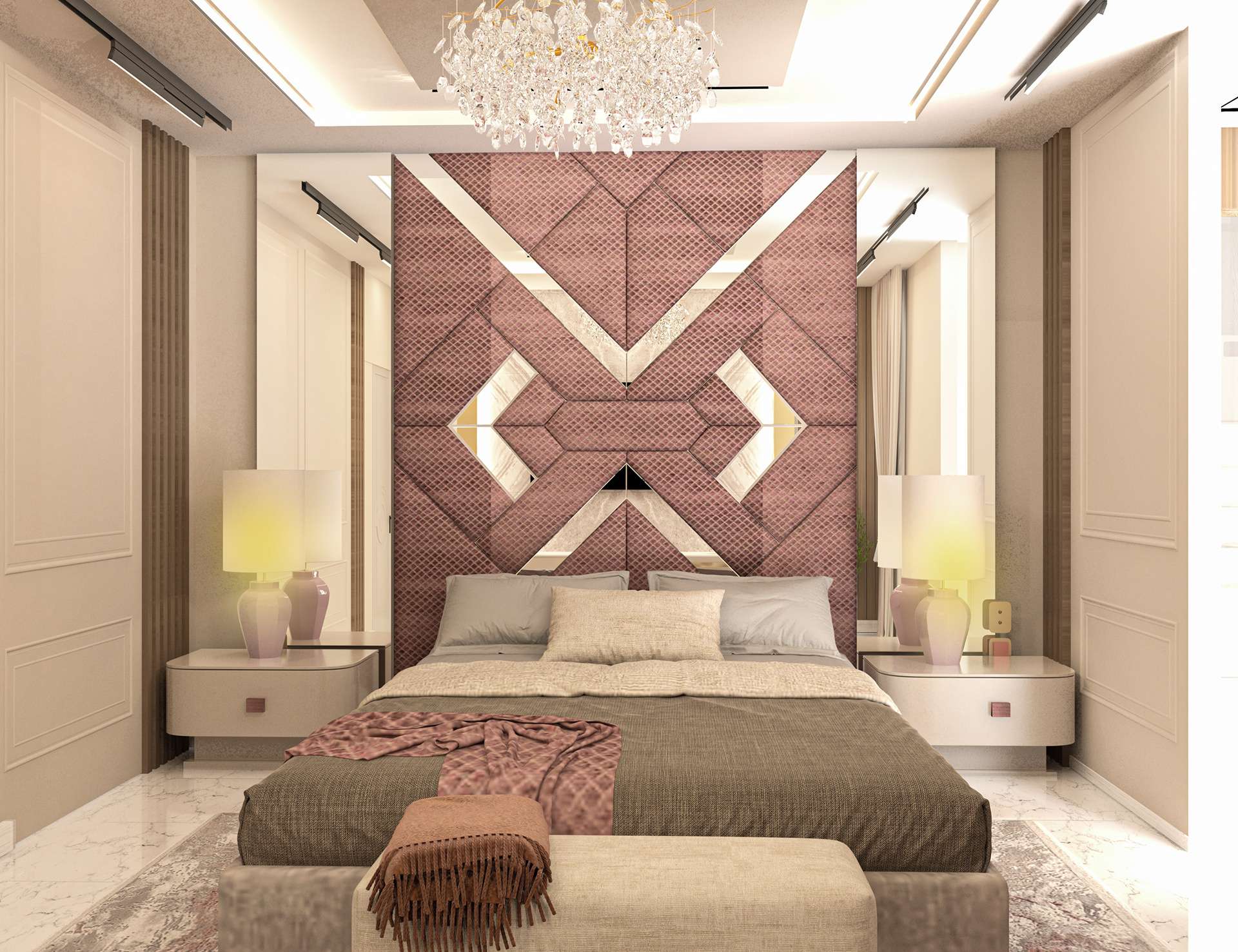 Phòng ngủ Indochine độc đáo mang sự khác biệt cho không gian
