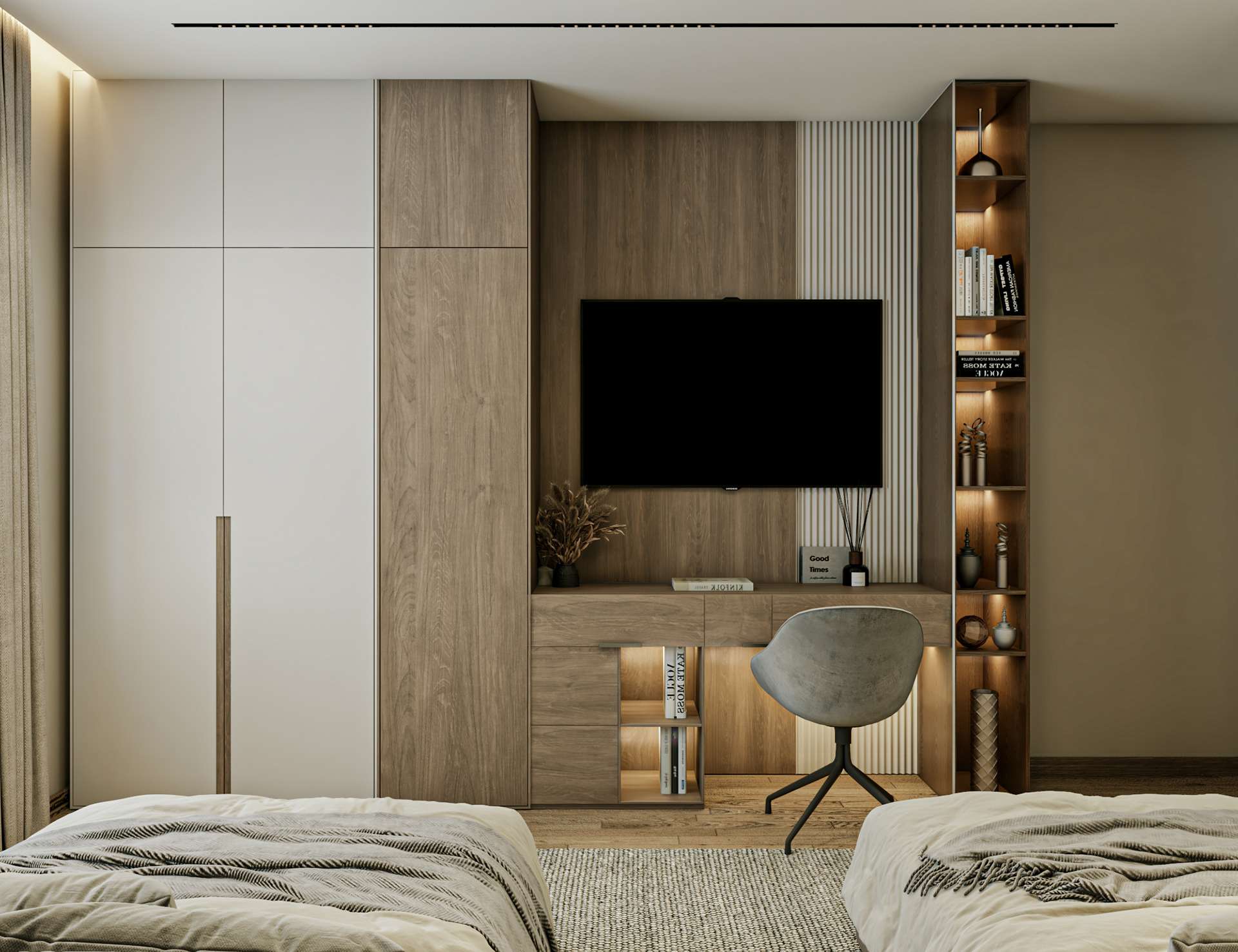 Nội thất gỗ công nghiệp cho phòng ngủ vừa tiện nghi vừa tiết kiệm chi phí hiệu quả