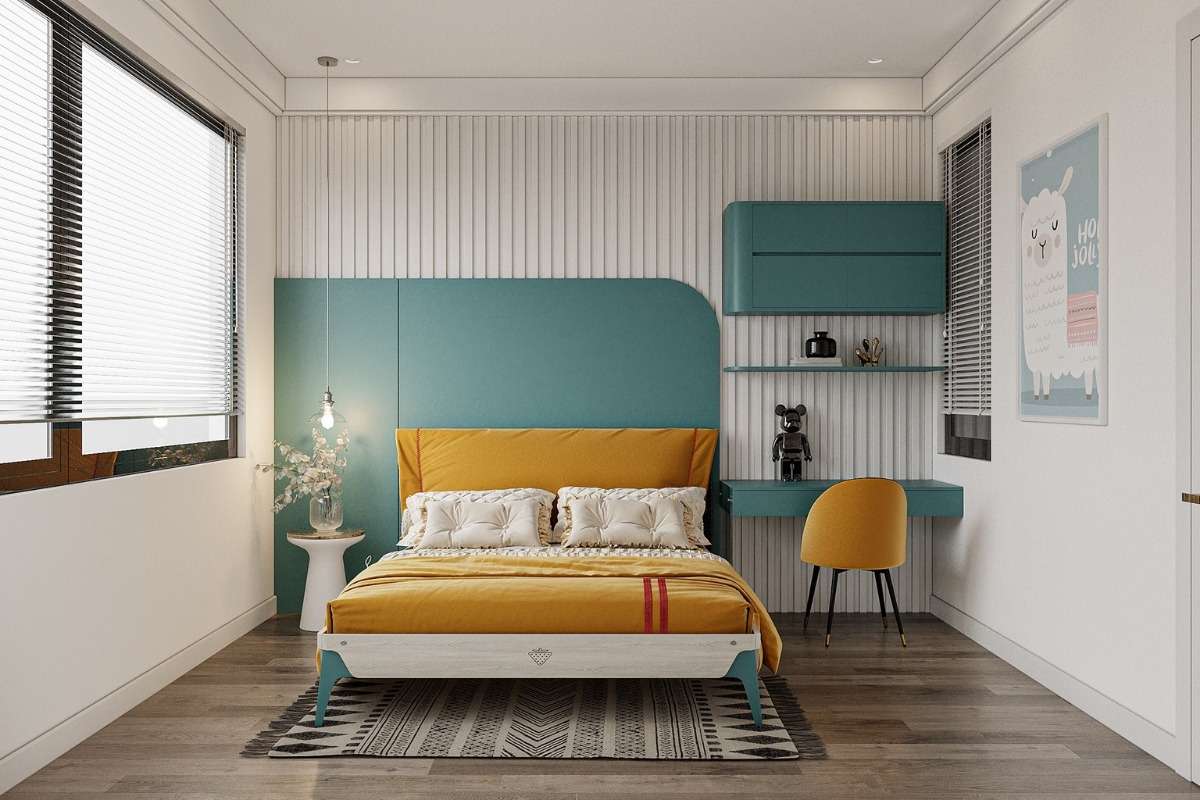 Màu sắc có thể tạo ra một sự ảnh hưởng lớn đối với không gian phòng ngủ
