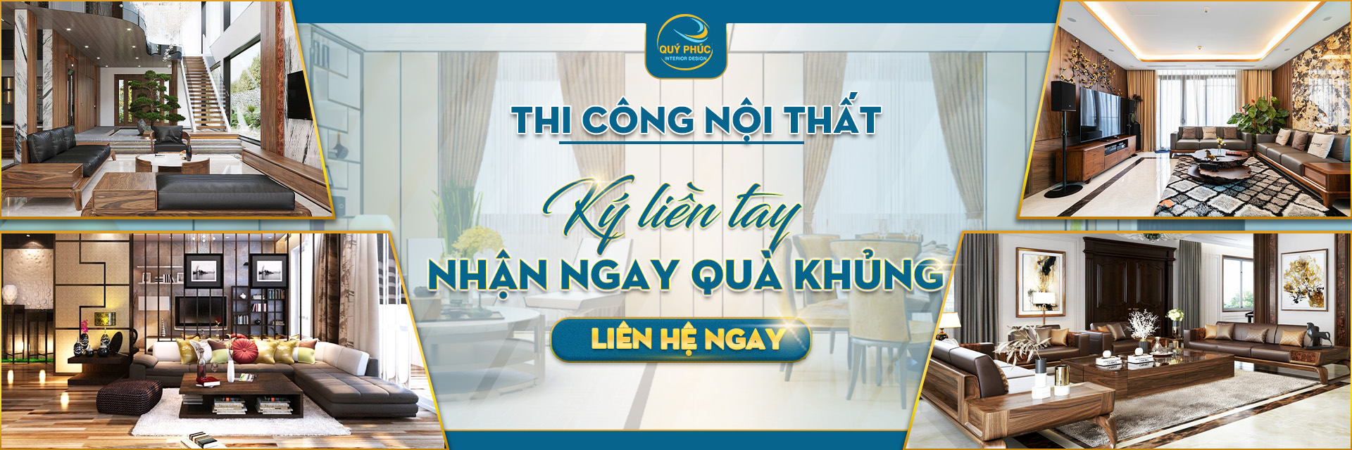 banner thi công nội thất