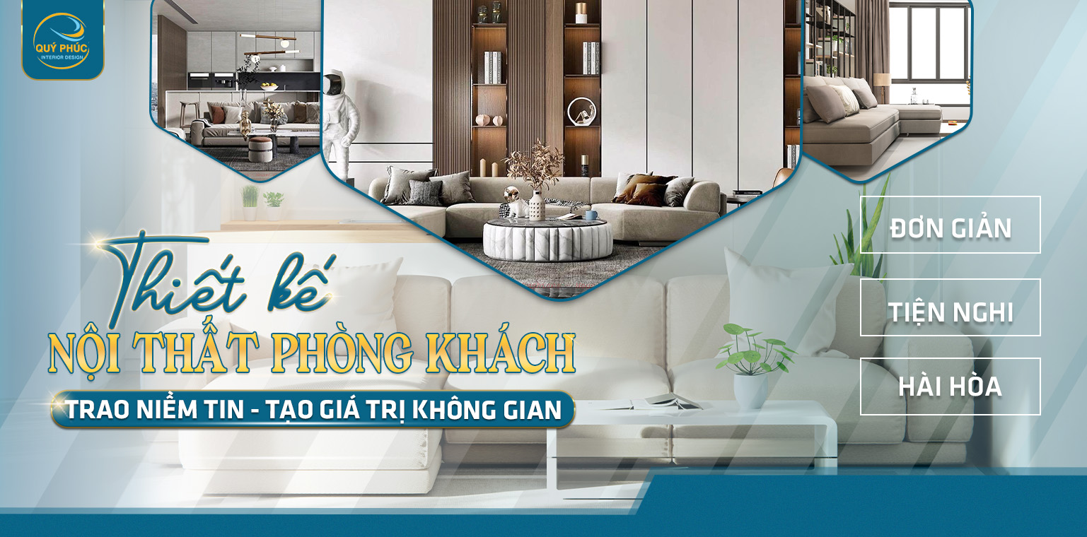 thiết kế nội thất phòng khách