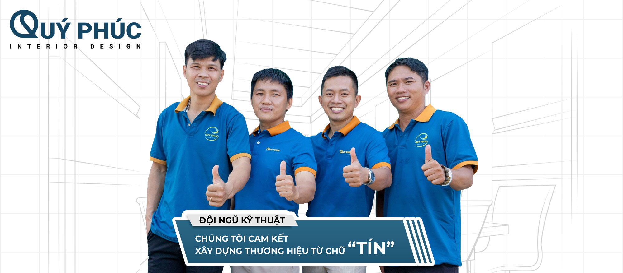 đội ngũ nhân viên nội thất quý phúc